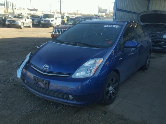 JTDKB20U297863436 - 2009 TOYOTA PRIUS BLUE photo 2