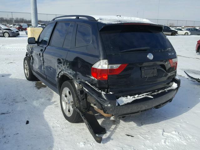 WBXPC934X7WF02388 - 2007 BMW X3 3.0SI BLACK photo 3