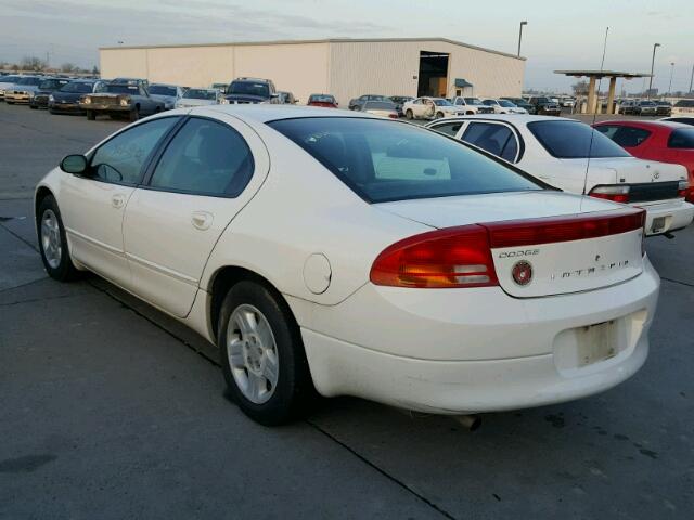 2B3HD46R02H108543 - 2002 DODGE INTREPID S WHITE photo 3