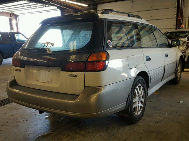 4S3BH6652Y7637921 - 2000 SUBARU LEGACY OUT WHITE photo 4