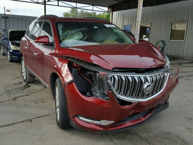 5GAKRCKDXFJ276822 - 2015 BUICK ENCLAVE RED photo 1