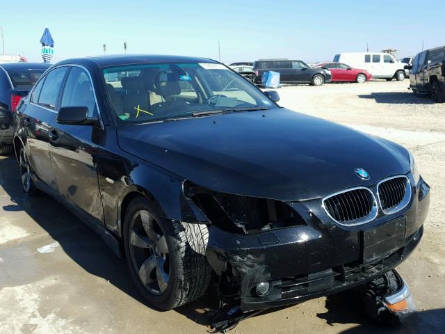 WBANE53596CK84275 - 2006 BMW 525 I BLACK photo 1