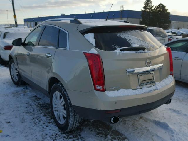 3GYFNAEY8AS640994 - 2010 CADILLAC SRX LUXURY TAN photo 3