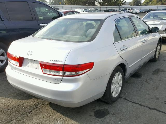 1HGCM56473A046420 - 2003 HONDA ACCORD LX SILVER photo 4