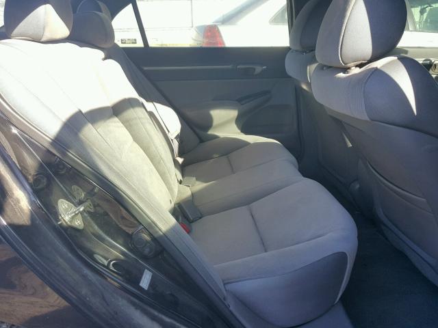 1HGFA16867L098570 - 2007 HONDA CIVIC EX შავი ფოტო 6