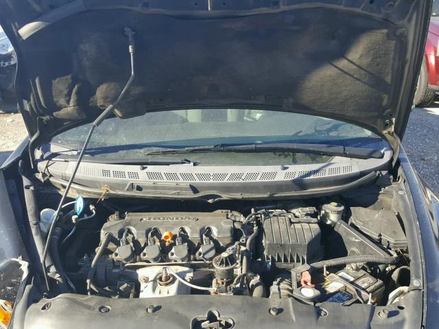 1HGFA16867L098570 - 2007 HONDA CIVIC EX შავი ფოტო 7