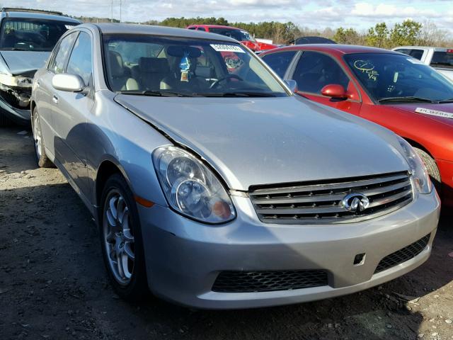 JNKCV51E05M211834 - 2005 INFINITI G35 SILVER photo 1