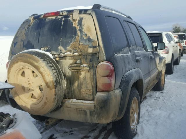 1J4GL58545W680339 - 2005 JEEP LIBERTY LI BLACK photo 4