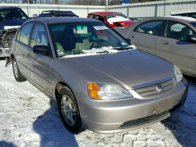 2HGES165X2H612571 - 2002 HONDA CIVIC LX TAN photo 1