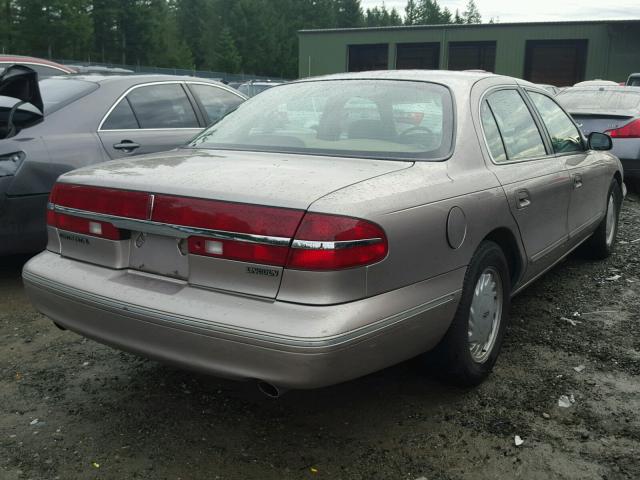 1LNLM97V2SY646020 - 1995 LINCOLN CONTINENTA BEIGE photo 4