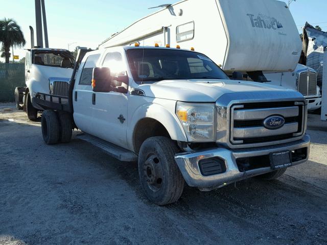 1FD8W3HT1BEA08885 - 2011 FORD F350 SUPER WHITE photo 1