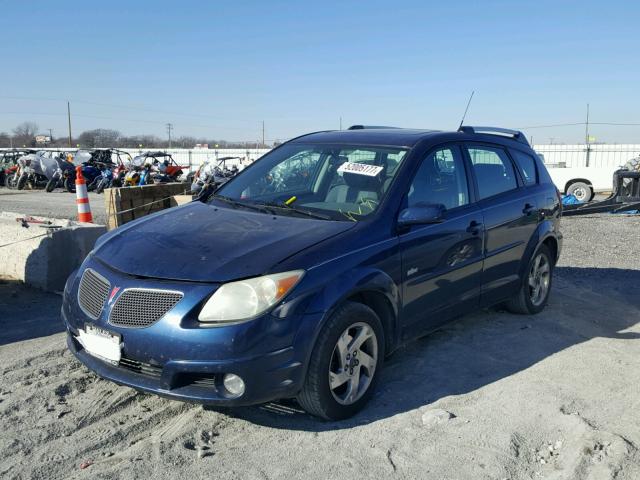 5Y2SL63805Z419862 - 2005 PONTIAC VIBE BLUE photo 2