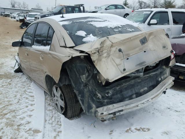 1G8AJ55F46Z190864 - 2006 SATURN ION TAN photo 3