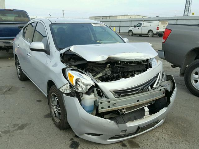 3N1CN7AP5EK465198 - 2014 NISSAN VERSA S SILVER photo 1