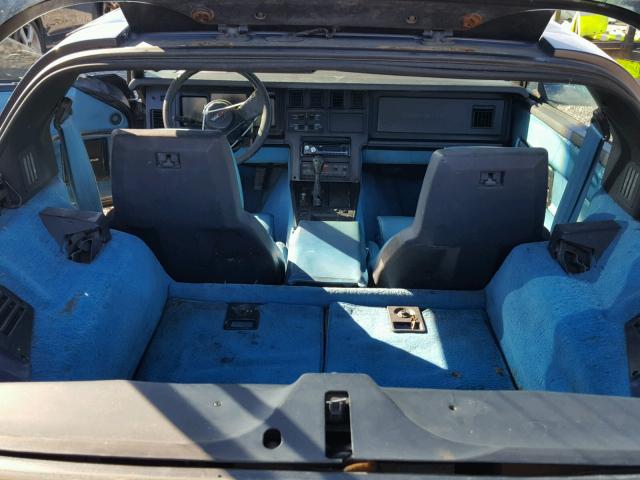 1G1YY2186J5104100 - 1988 CHEVROLET CORVETTE BLUE photo 9