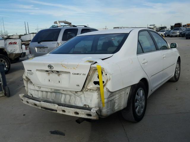 4T1BF32K34U062235 - 2004 TOYOTA CAMRY LE WHITE photo 4