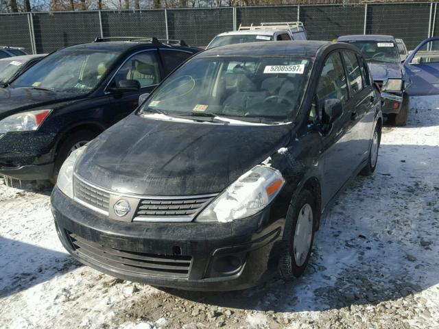 3N1BC13EX7L395947 - 2007 NISSAN VERSA S BLACK photo 2