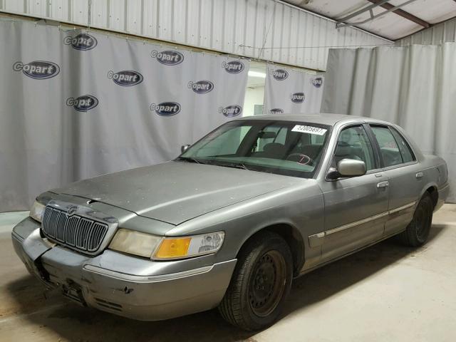 2MEFM74W4WX616122 - 1998 MERCURY GRAND MARQ GRAY photo 2