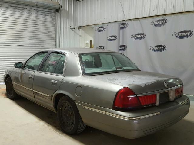 2MEFM74W4WX616122 - 1998 MERCURY GRAND MARQ GRAY photo 3