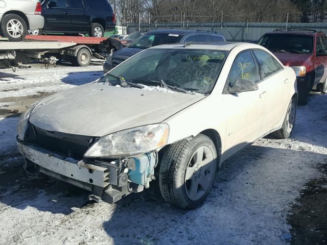 1G2ZG57B794104907 - 2009 PONTIAC G6 WHITE photo 2