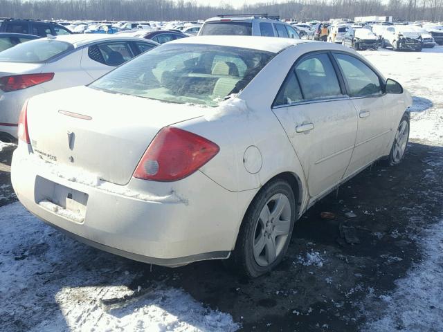 1G2ZG57B794104907 - 2009 PONTIAC G6 WHITE photo 4