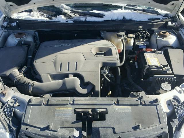 1G2ZG57B794104907 - 2009 PONTIAC G6 WHITE photo 7