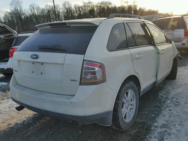 2FMDK38C97BA79409 - 2007 FORD EDGE SEL WHITE photo 4