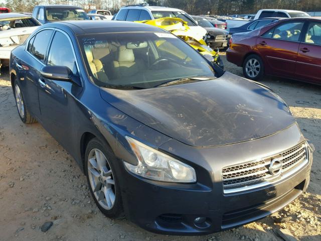 1N4AA51E39C836122 - 2009 NISSAN MAXIMA S GRAY photo 1