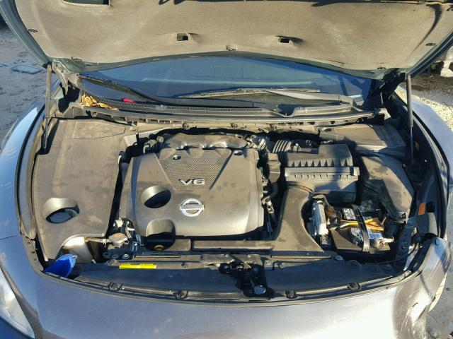 1N4AA51E39C836122 - 2009 NISSAN MAXIMA S GRAY photo 7