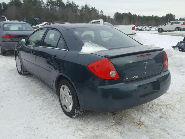 1G2ZF58B674262699 - 2007 PONTIAC G6 VALUE L GREEN photo 3