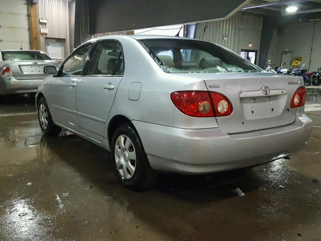 1NXBR32EX6Z701005 - 2006 TOYOTA COROLLA CE SILVER photo 3