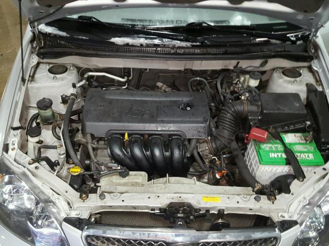 1NXBR32EX6Z701005 - 2006 TOYOTA COROLLA CE SILVER photo 7