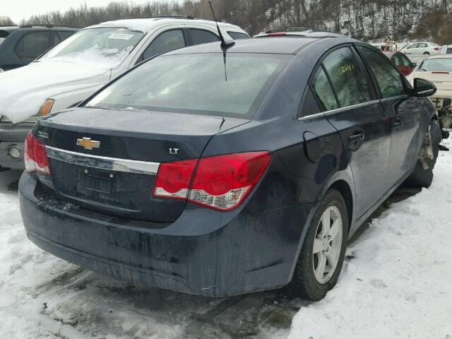 1G1PC5SB1E7349791 - 2014 CHEVROLET CRUZE LT BLUE photo 4