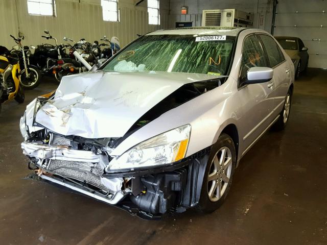 1HGCM66554A087418 - 2004 HONDA ACCORD EX SILVER photo 2