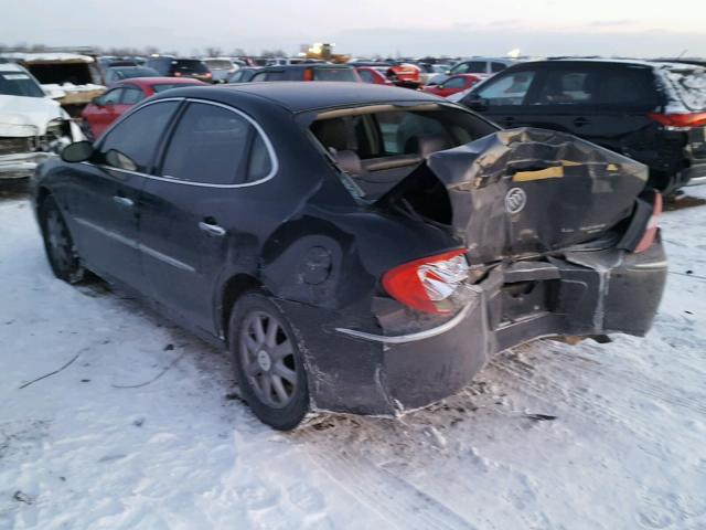 2G4WD582481147371 - 2008 BUICK LACROSSE C BLACK photo 3