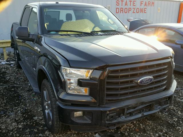 1FTFW1EG1FKE00344 - 2015 FORD F150 SUPER BLACK photo 1