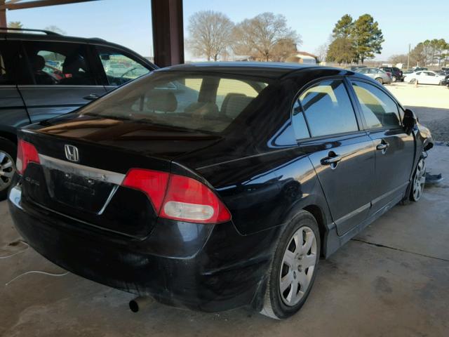 2HGFA1F54AH307945 - 2010 HONDA CIVIC LX BLACK photo 4