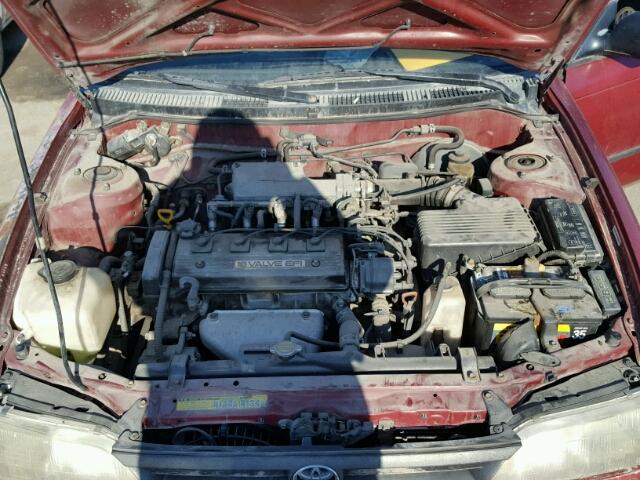 1NXAE09B9RZ200189 - 1994 TOYOTA COROLLA LE 栗色 照片 7