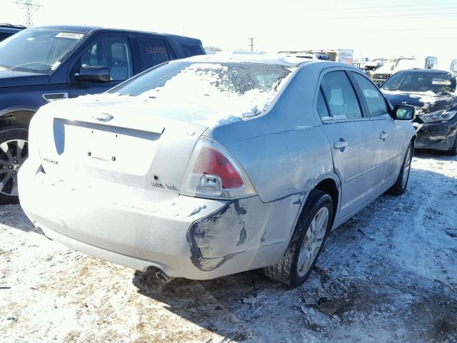 3FAHP08106R229367 - 2006 FORD FUSION SEL SILVER photo 4