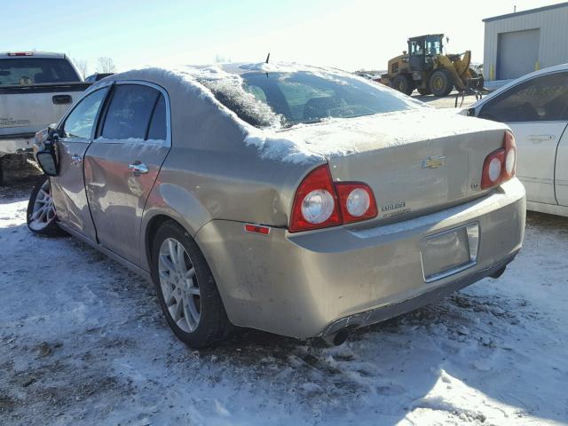 1G1ZK57728F150825 - 2008 CHEVROLET MALIBU LTZ 金色 照片 3