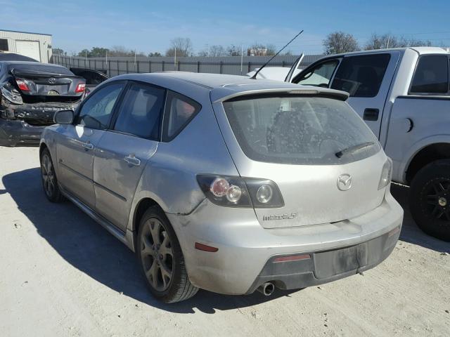 JM1BK343681807511 - 2008 MAZDA 3 HATCHBAC SILVER photo 3