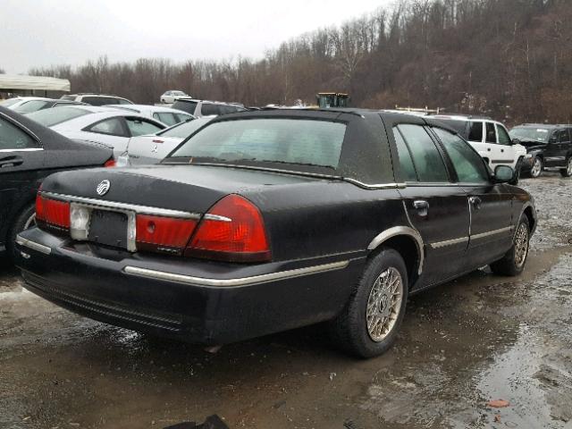 2MEFM74W81X703921 - 2001 MERCURY GRAND MARQ BLACK photo 4