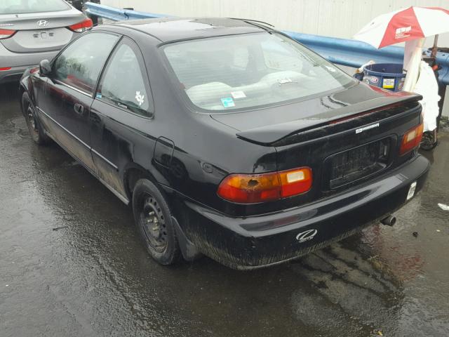 2HGEJ1235RH533004 - 1994 HONDA CIVIC EX 黑色 照片 3