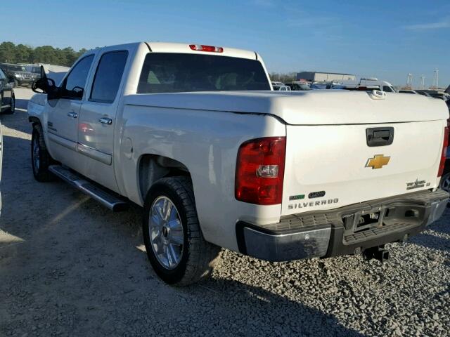 3GCPCSE06CG155484 - 2012 CHEVROLET SILVERADO WHITE photo 3