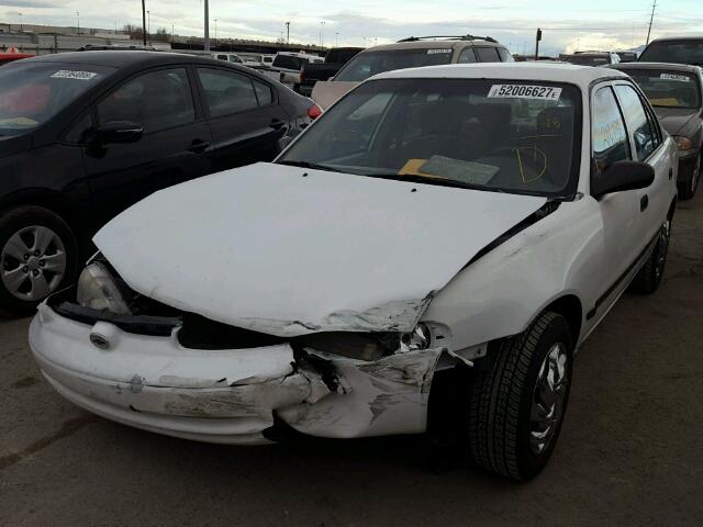 1Y1SK52871Z417448 - 2001 CHEVROLET GEO PRIZM 白色 照片 2