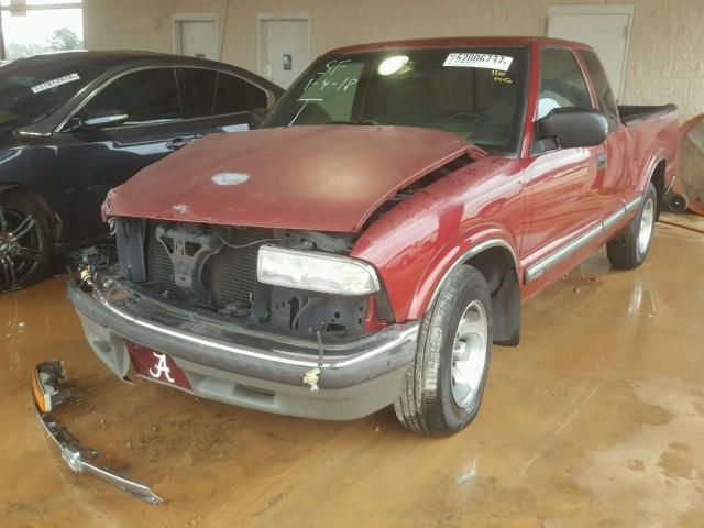 1GCCS19W118255649 - 2001 CHEVROLET S TRUCK S1 RED photo 2