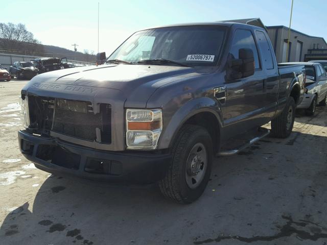 1FTNX20559EA87712 - 2009 FORD F250 SUPER GRAY photo 2