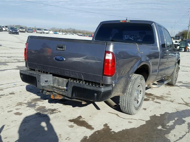 1FTNX20559EA87712 - 2009 FORD F250 SUPER GRAY photo 4