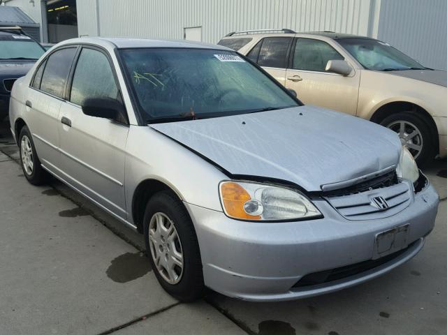 2HGES15591H555781 - 2001 HONDA CIVIC LX SILVER photo 1