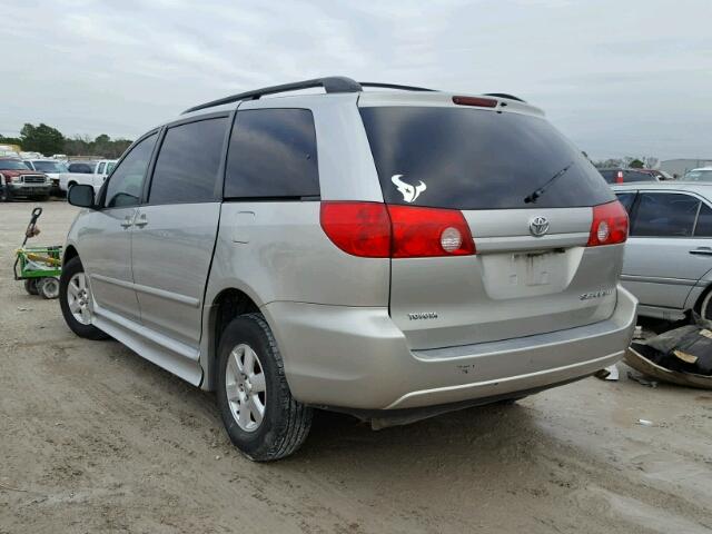 5TDZK23C08S112079 - 2008 TOYOTA SIENNA CE GRAY photo 3